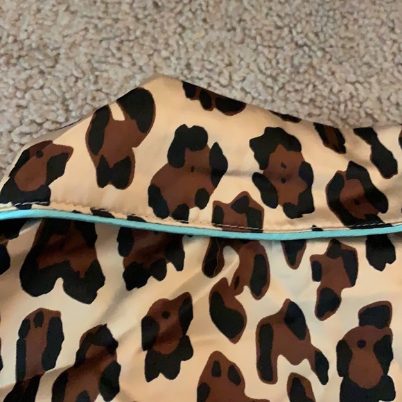 Cheetah Print with Aqua Trim Pajama Set - Picture 8 of 13